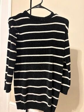 Black and White striped sweater